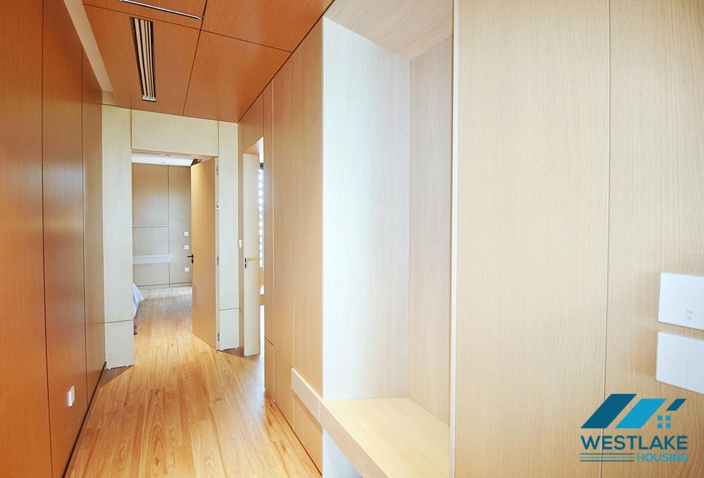 Brand new and modern 02 bedrooms apartment with amazing lake view for rent in Tay Ho, Ha Noi