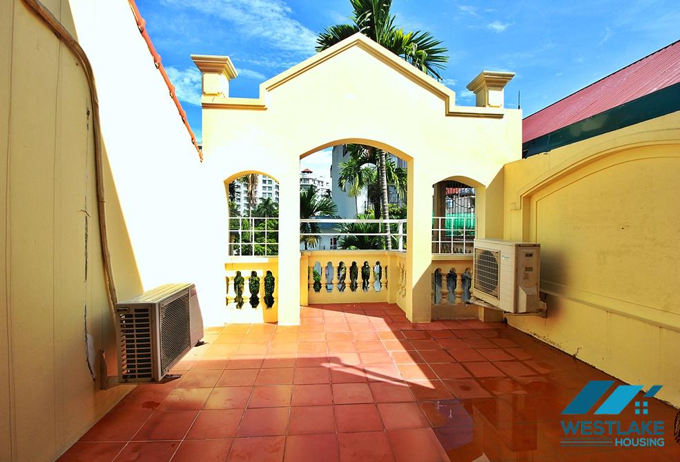 Beautiful garden and swimming pool house for rent in Tay Ho, Ha Noi