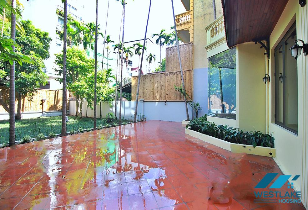 Beautiful garden and swimming pool house for rent in Tay Ho, Ha Noi