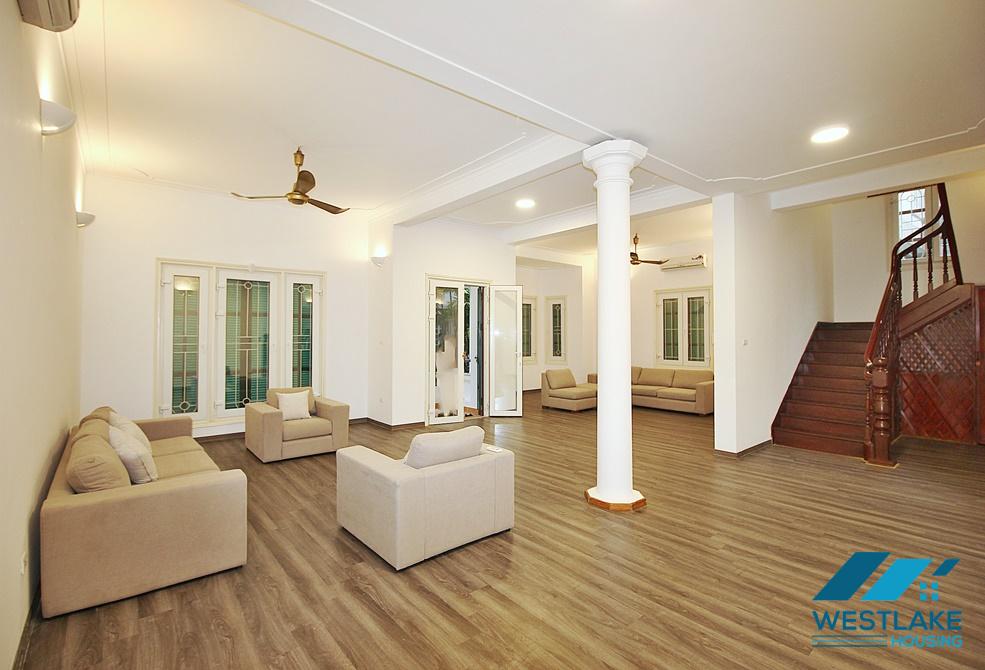 French colonial house with swimming pool for rent in Westlake area, Tay Ho, Ha Noi