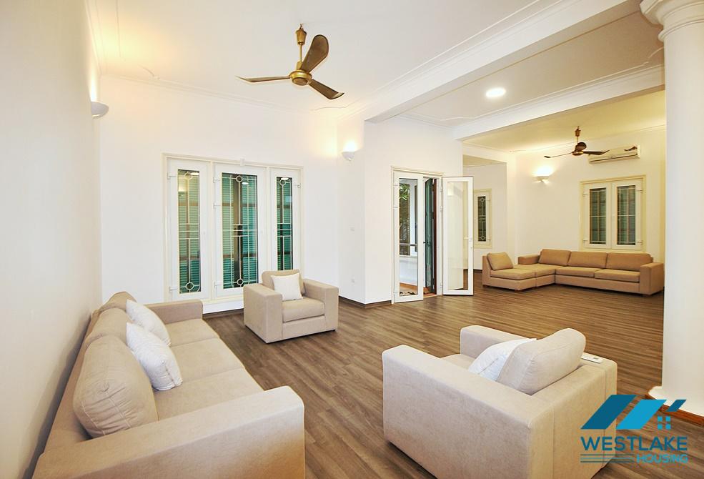 French colonial house with swimming pool for rent in Westlake area, Tay Ho, Ha Noi