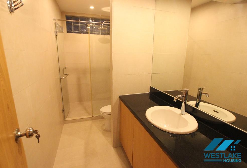 A duplex 3 bedroom apartment with lake view for rent in Xuan Dieu, Tay Ho