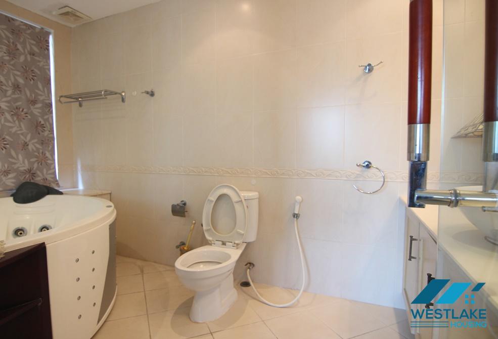 Spacious 3 bedrooms well furnished apartment for rent in Ciputra, Tay Ho ward, Hanoi