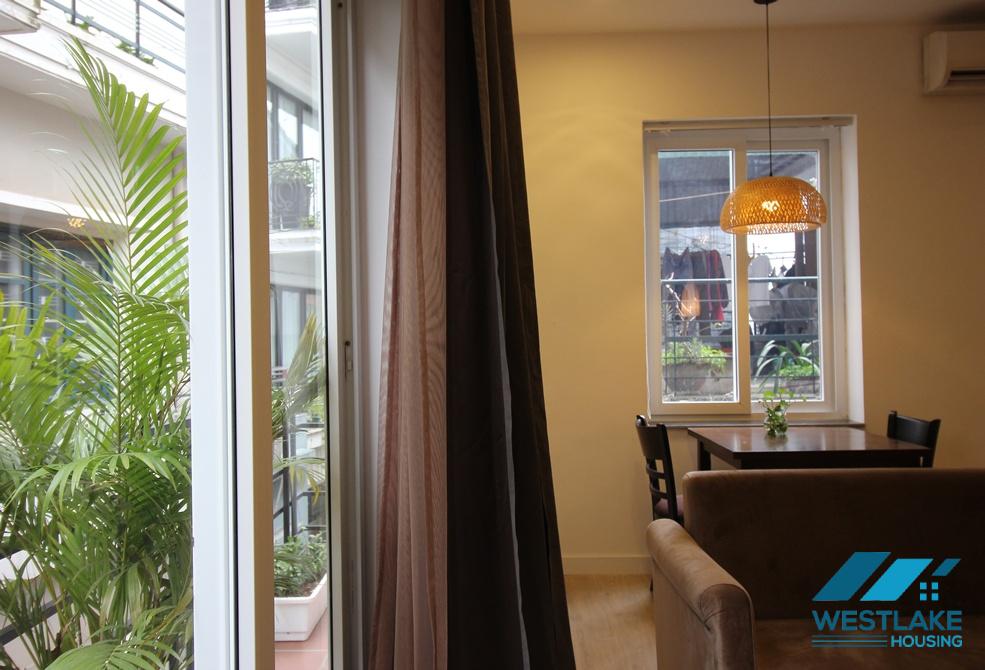 Spacious one bedroom apartment for rent on To Ngoc Van street, Tay Ho, Ha Noi