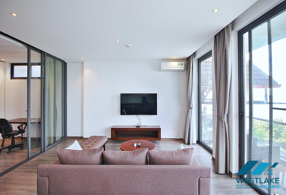 Amazing lake view two bedrooms apartment for rent in Quang Khanh street, Tay Ho, Ha Noi