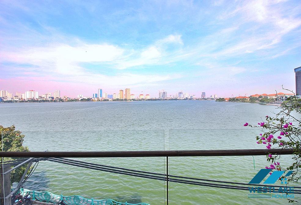 Amazing lake view two bedrooms apartment for rent in Quang Khanh street, Tay Ho, Ha Noi