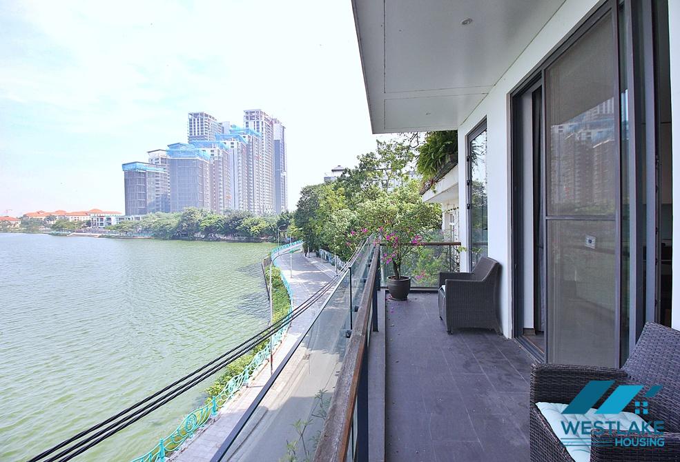 Amazing lake view two bedrooms apartment for rent in Quang Khanh street, Tay Ho, Ha Noi
