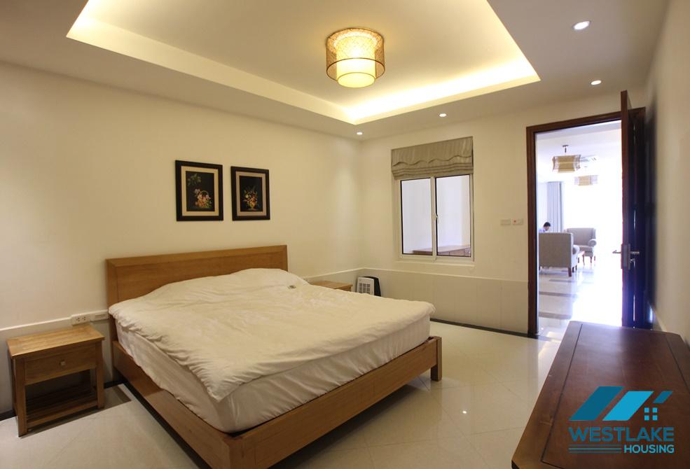 A nice apartment with back yard for rent in Xuan Dieu, Tay Ho