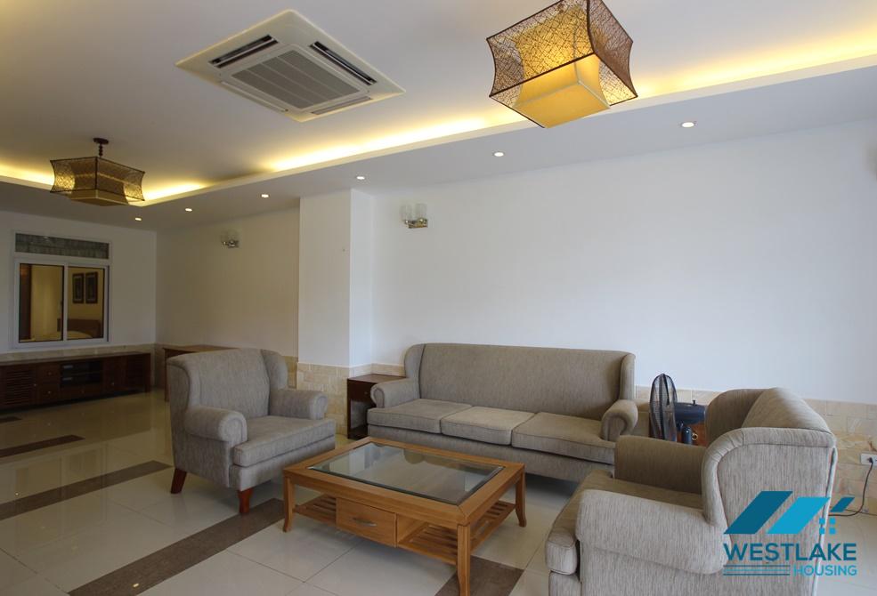 A nice apartment with back yard for rent in Xuan Dieu, Tay Ho