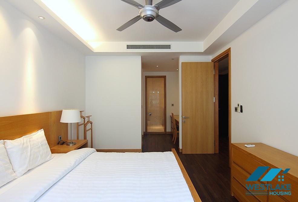 Bright and spacious 2 bedrooms apartment for rent in central Tay Ho, Hanoi for rent