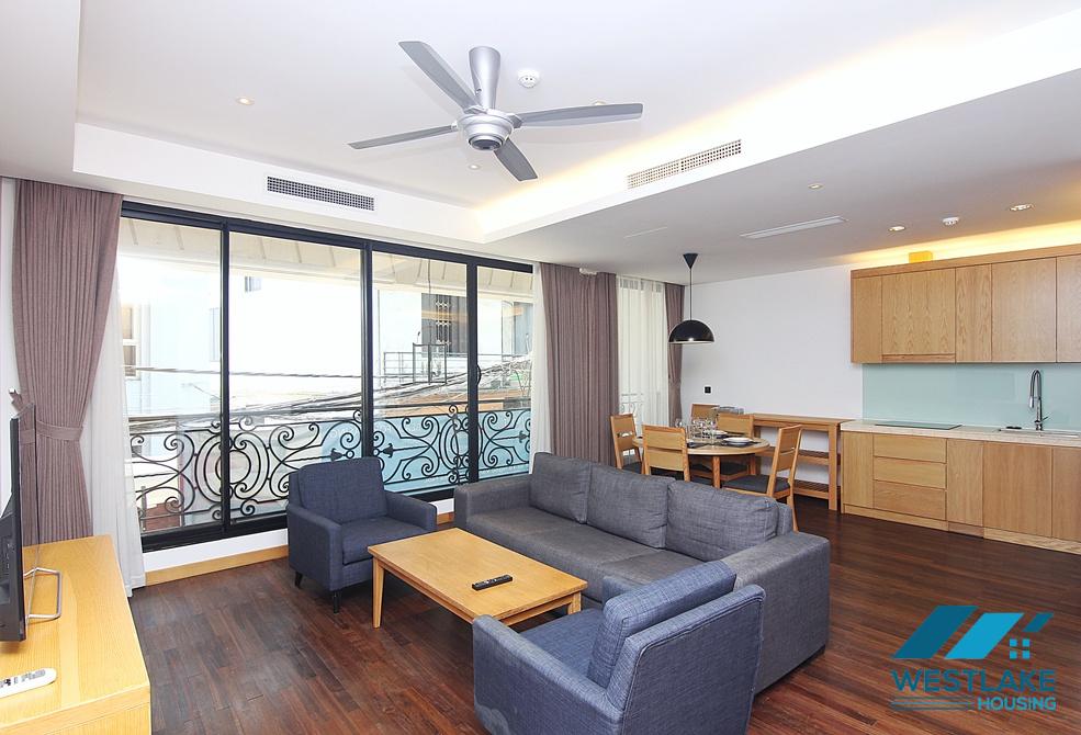 Bright and spacious 2 bedrooms apartment for rent in central Tay Ho, Hanoi for rent