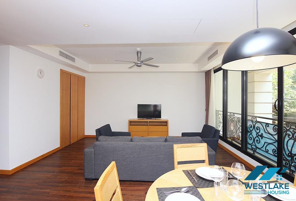 Bright and spacious 2 bedrooms apartment for rent in central Tay Ho, Hanoi for rent
