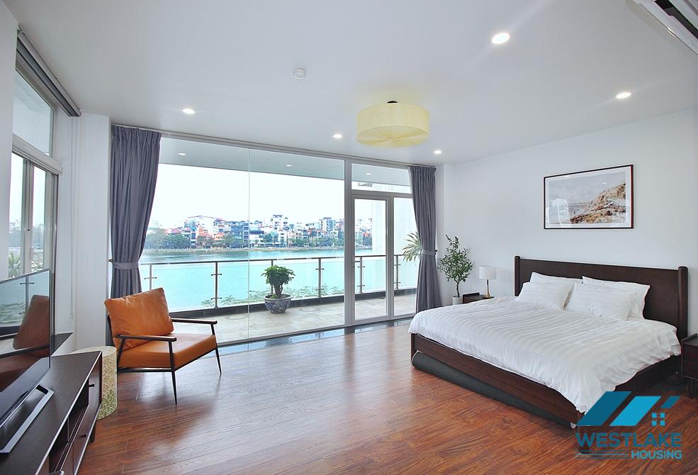 Lake view 03 bedrooms apartment for rent in Quang An st, Tay Ho ward, Tay Ho Lake view 03 bedrooms apartment for rent in Quang An st, Tay Ho ward, Tay Ho