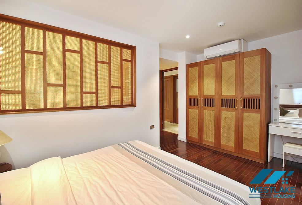 Good quality 3 bedrooms apartment for rent in the heart of To Ngoc Van area, Tay Ho, Ha Noi