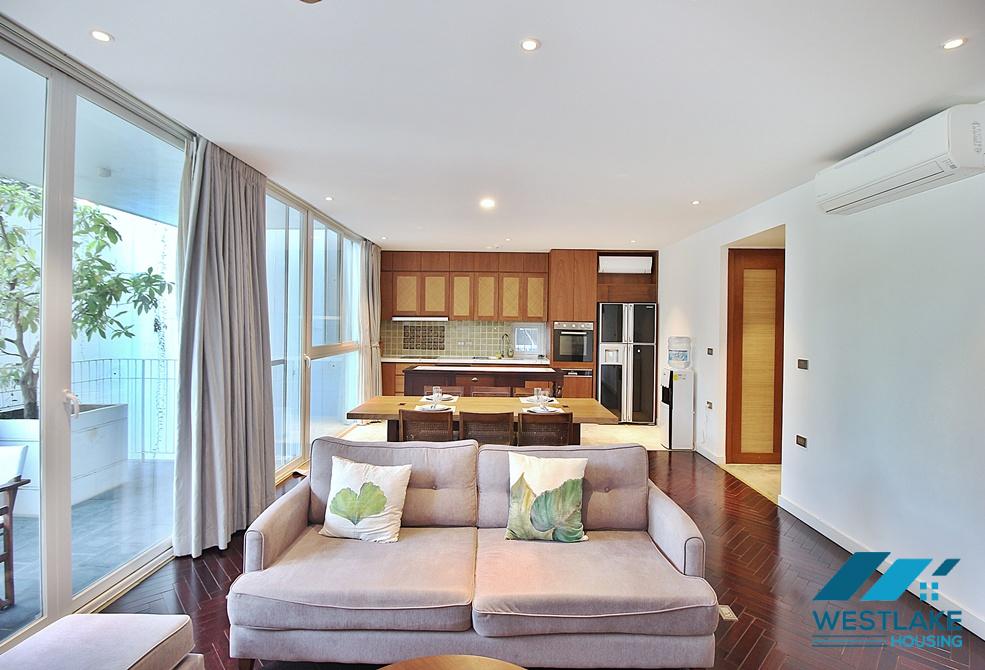 Good quality 3 bedrooms apartment for rent in the heart of To Ngoc Van area, Tay Ho, Ha Noi