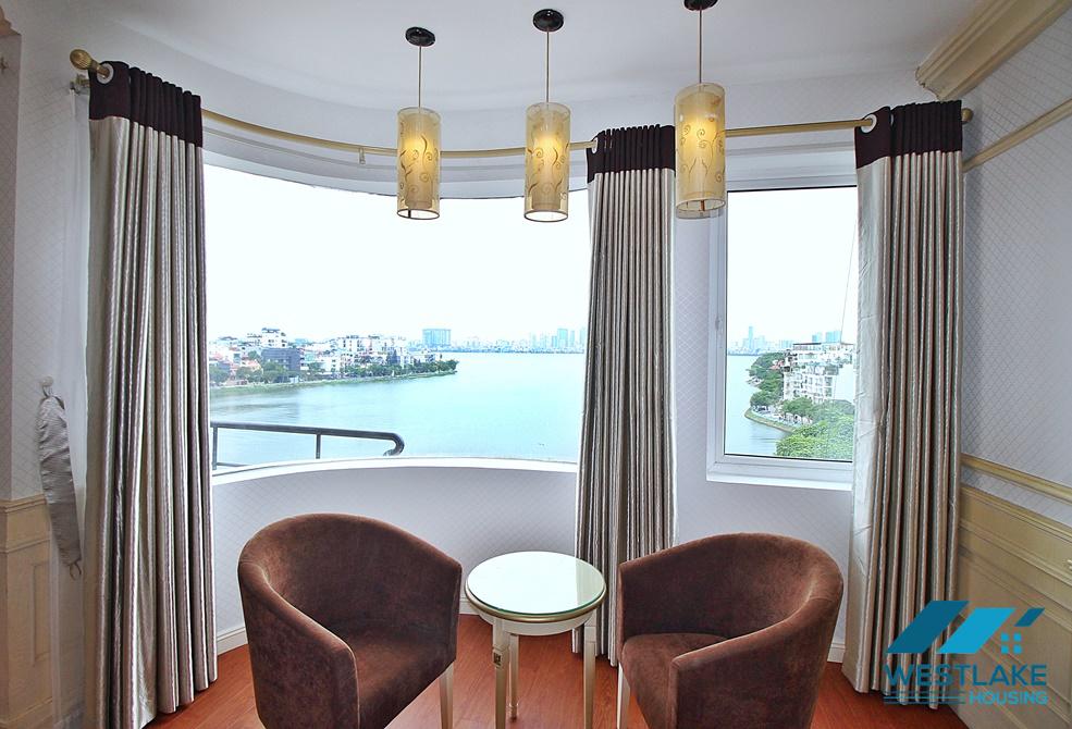 A renovated 2 bedroom apartment with lake view for rent in Tay Ho, Ha Noi