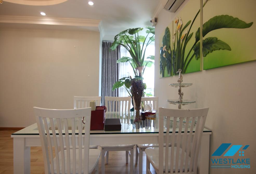 Spacious fully furnished apartment in Ciputra, Tay Ho ward, Hanoi