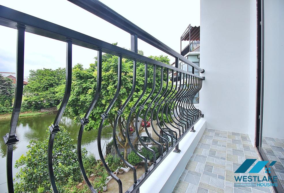 Beautiful lake new 1 bedroom apartment for rent in Tu Hoa area, Tay Ho, Ha Noi