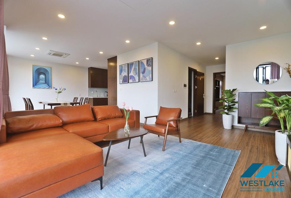 Nice apartment with lake view on high floor for rent in Tu Hoa area, Tay Ho, Ha Noi