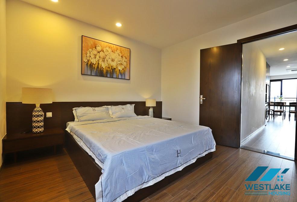 Nice apartment with lake view on high floor for rent in Tu Hoa area, Tay Ho, Ha Noi