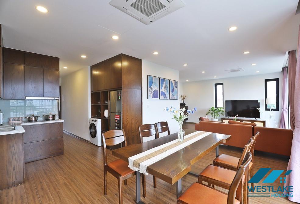 Nice apartment with lake view on high floor for rent in Tu Hoa area, Tay Ho, Ha Noi