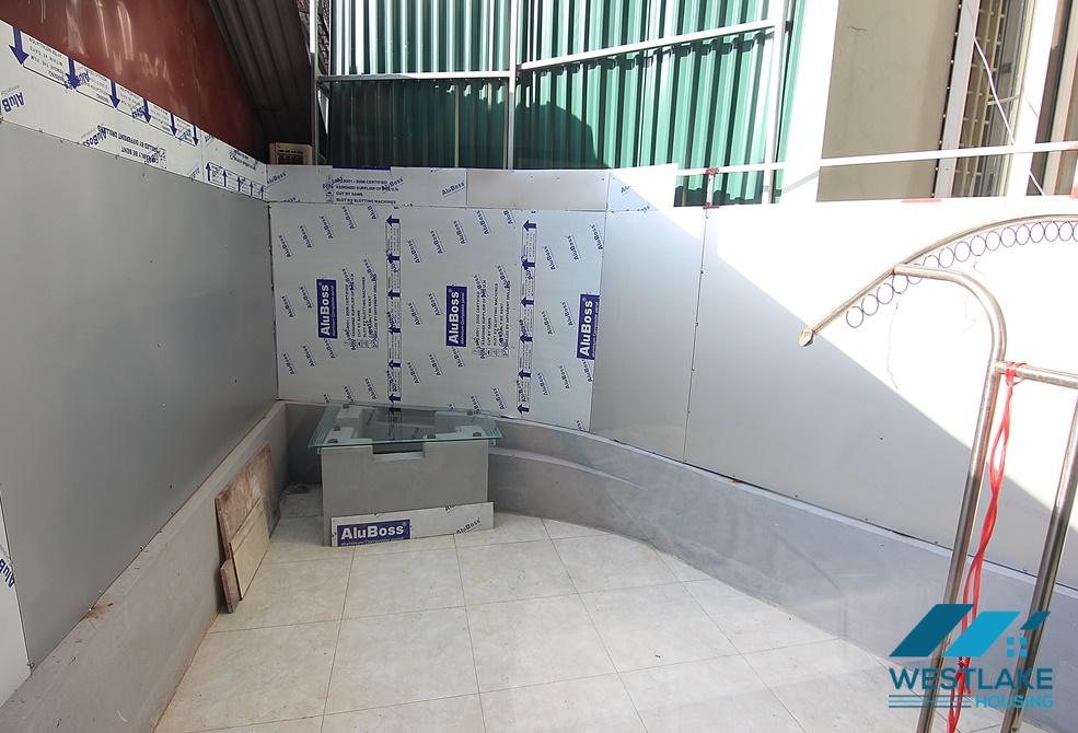 A good studio with outside space for rent in Nghi Tam, Tay Ho