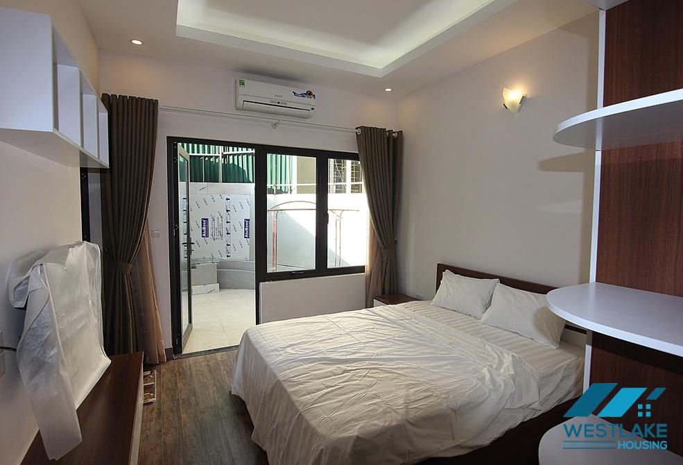 A good studio with outside space for rent in Nghi Tam, Tay Ho