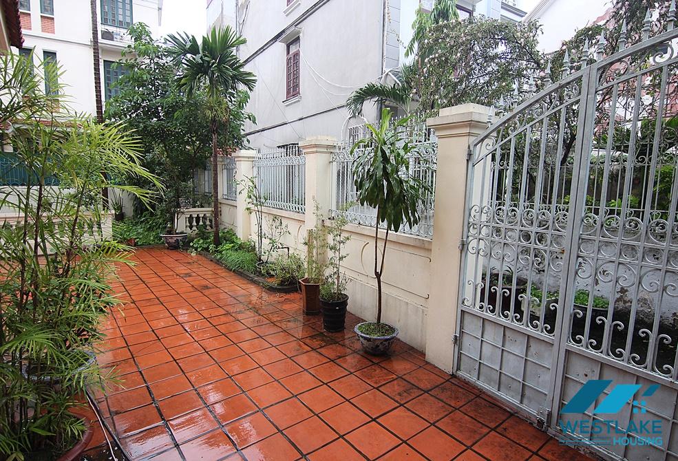 A spacious house with garden for rent in Nghi Tam, Tay Ho