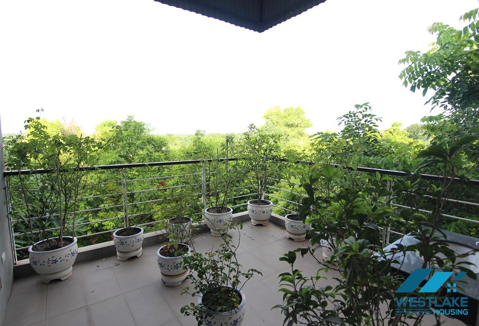 A nice 4 bedroom house with front yard for rent in Nghi Tam, Tay Ho