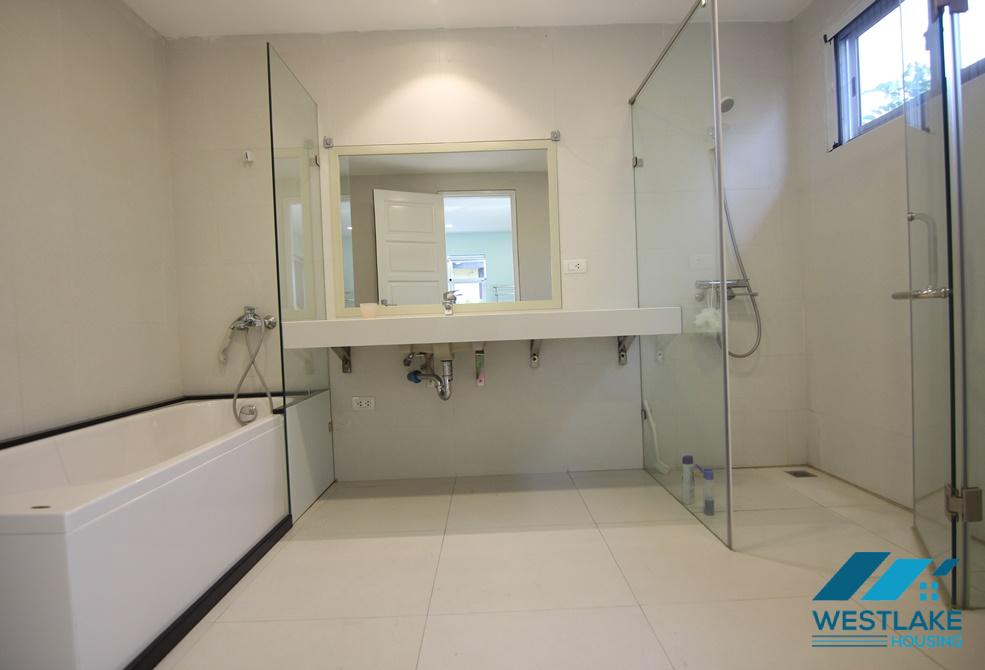 A nice 4 bedroom house with front yard for rent in Nghi Tam, Tay Ho