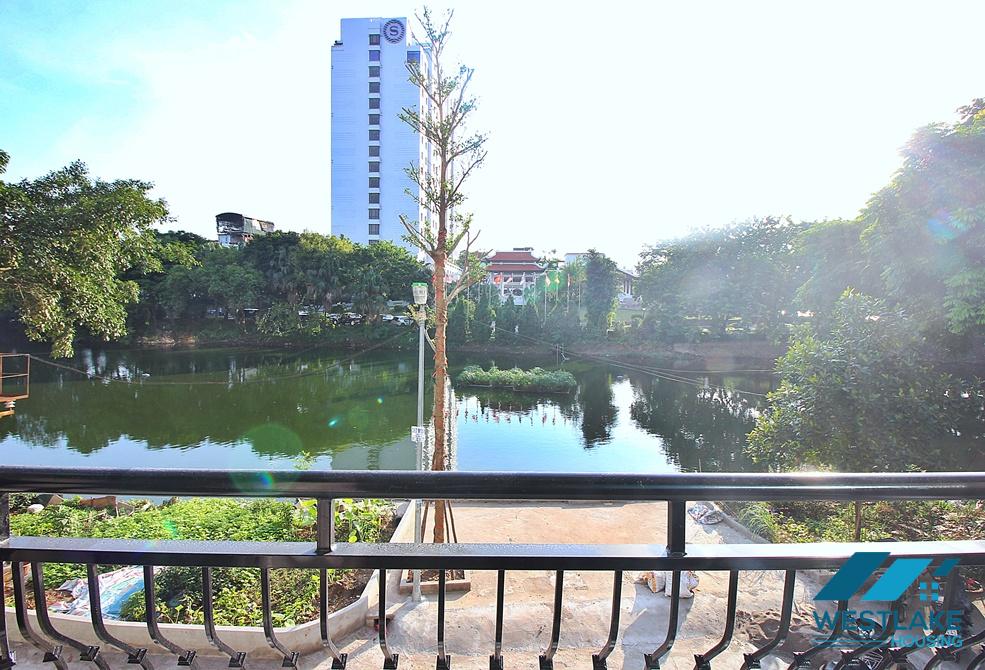 Lake view one bedroom apartment for rent in Tu Hoa street,Tay Ho, Ha Noi