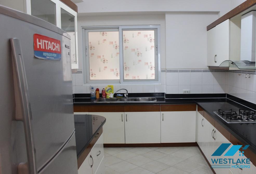 Four bedrooms apartment for rent in E building, Ciputra, Tay Ho ward, Hanoi