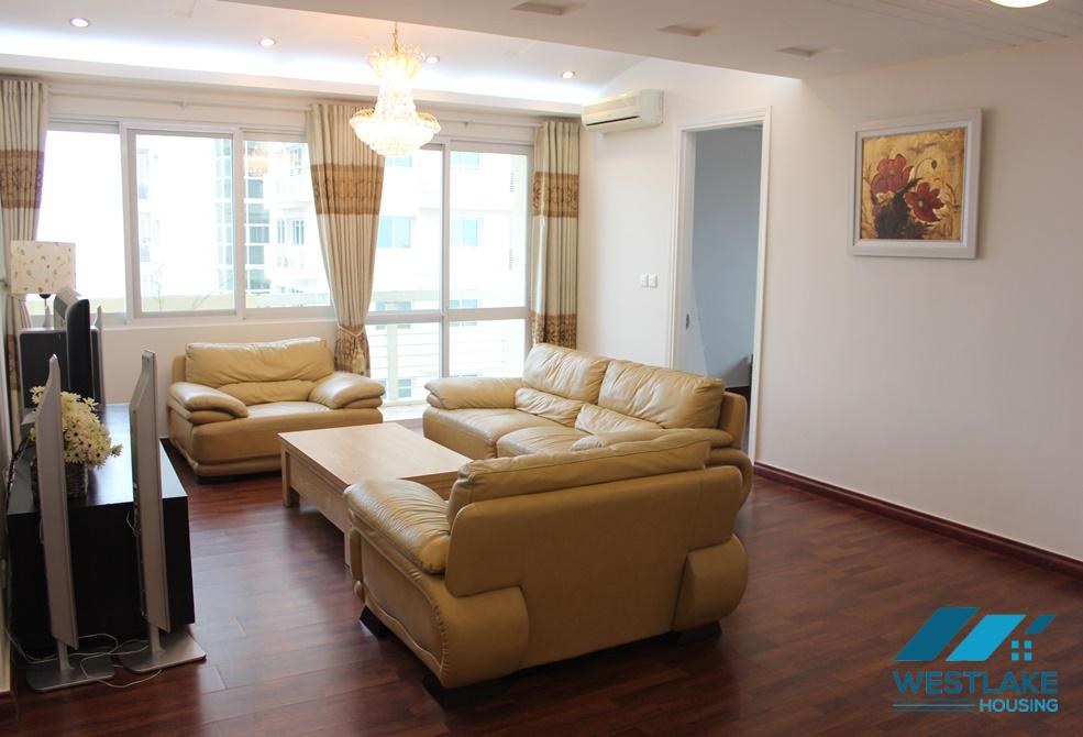 Four bedrooms apartment for rent in E building, Ciputra, Tay Ho ward, Hanoi