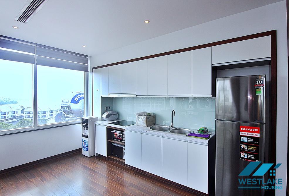 An elegant apartment on top floor for rent on Tu Hoa street, Tay Ho, Ha Noi