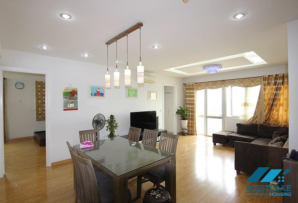 Furnished 03 bedroom apartment for rent in Ciputra, E4 Tower, Tay Ho ward, Ha Noi