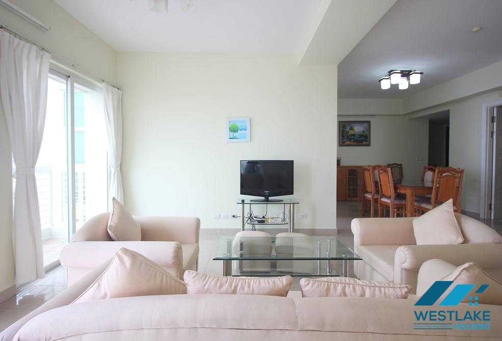 Elegant and spacious apartment for rent in Ciputra, Tay Ho ward, Ha Noi