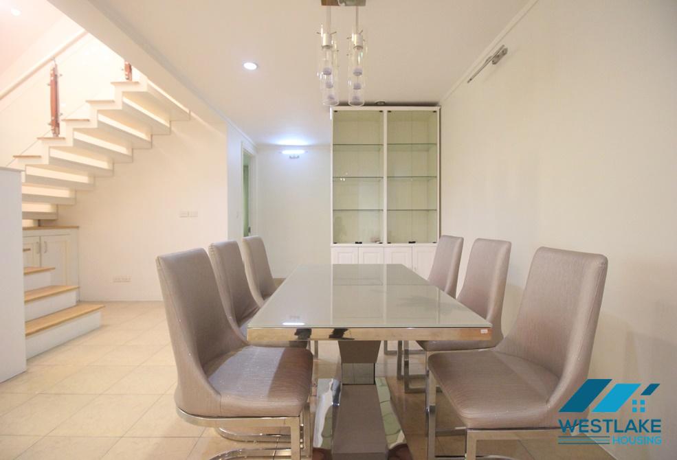 Nice duplex apartment for lease in E tower Ciputra, Tay Ho, Ha Noi