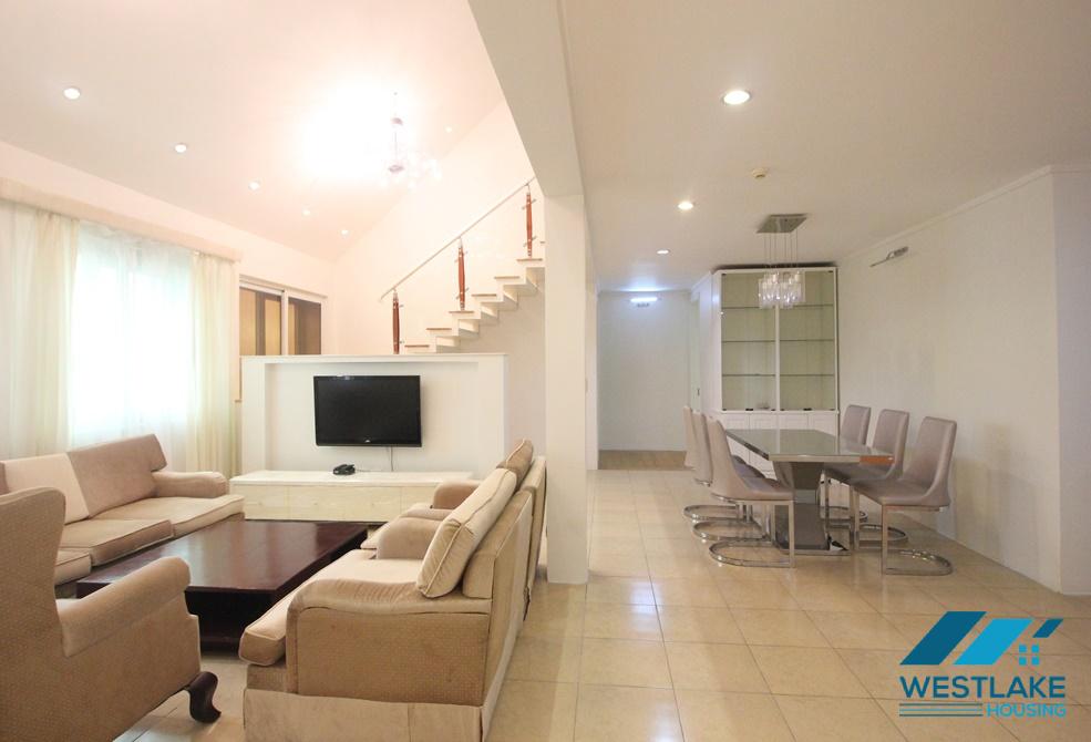 Nice duplex apartment for lease in E tower Ciputra, Tay Ho, Ha Noi