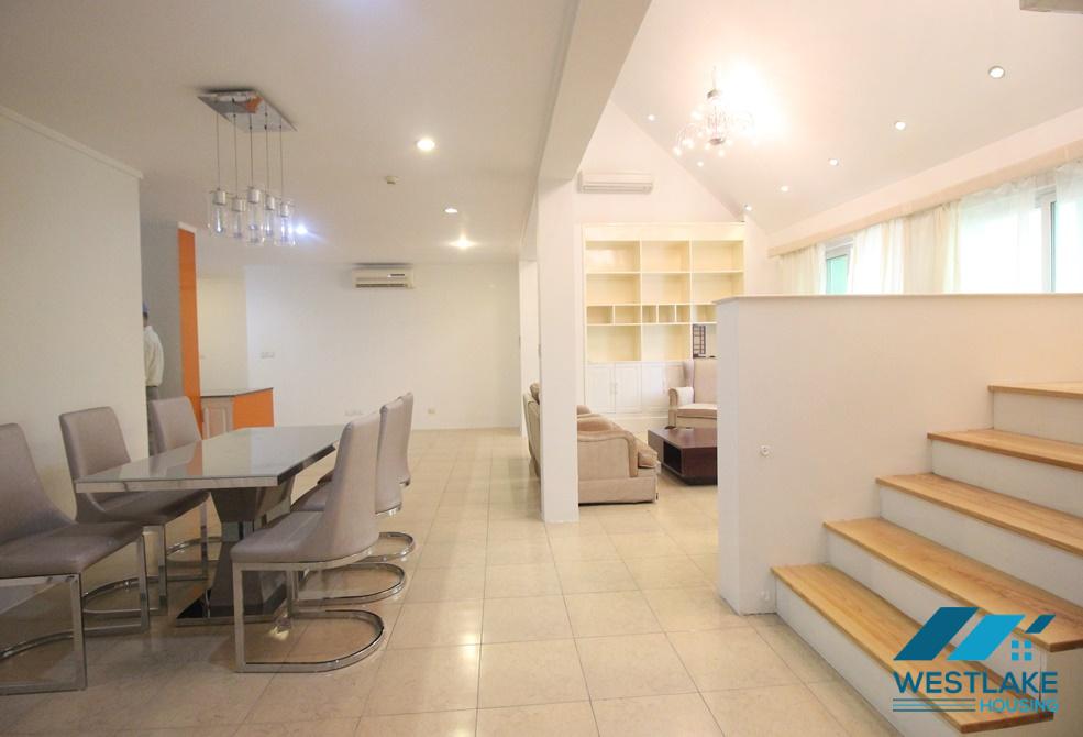 Nice duplex apartment for lease in E tower Ciputra, Tay Ho, Ha Noi