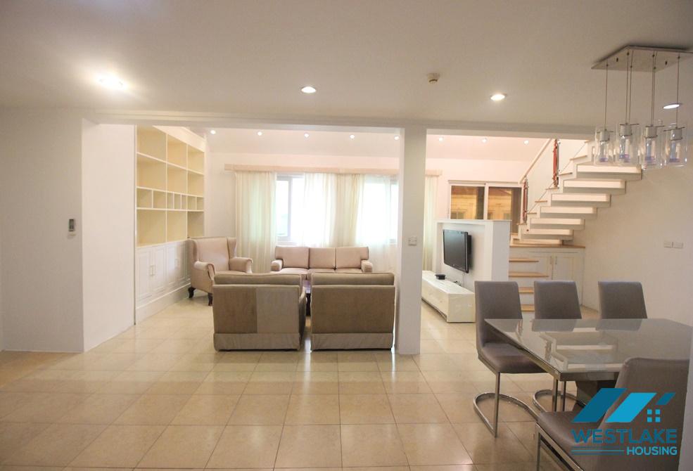 Nice duplex apartment for lease in E tower Ciputra, Tay Ho, Ha Noi