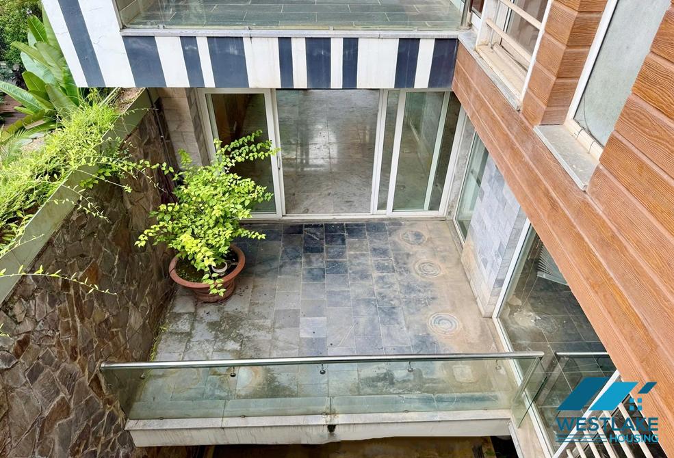 Unfurnished 4 bedrooms house for rent in To Ngoc Van st, Tay Ho ward, Ha Noi