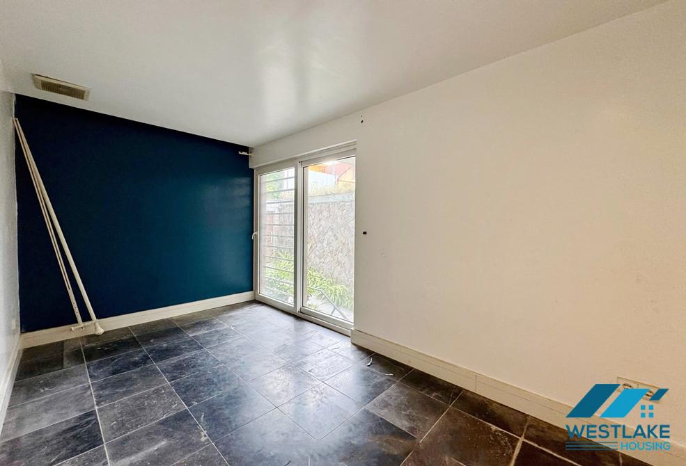 Unfurnished 4 bedrooms house for rent in To Ngoc Van st, Tay Ho ward, Ha Noi