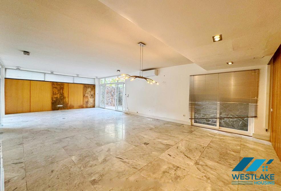 Unfurnished 4 bedrooms house for rent in To Ngoc Van st, Tay Ho ward, Ha Noi