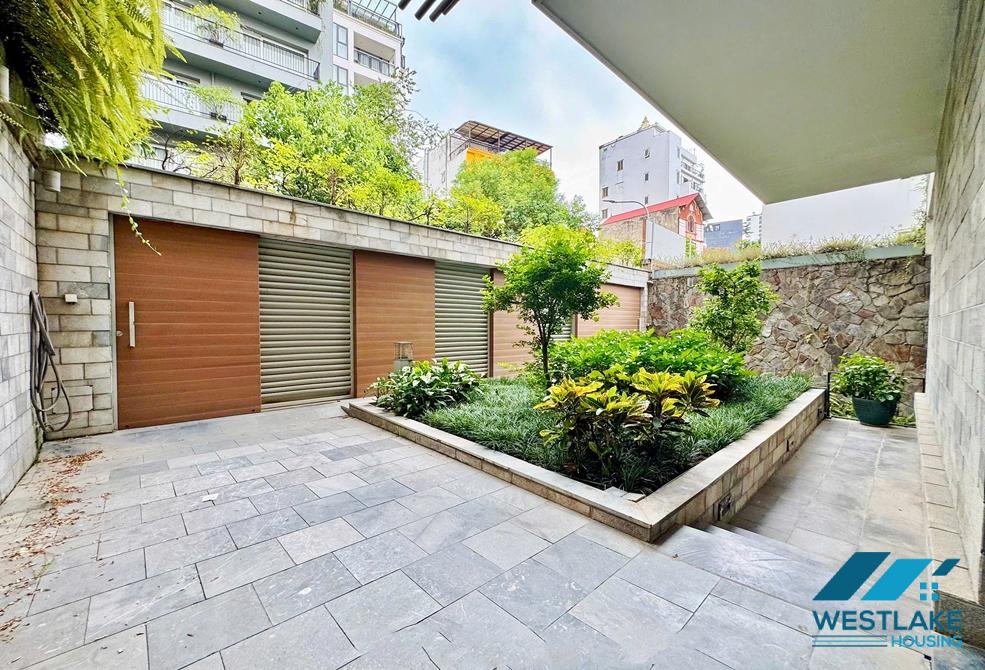 Unfurnished 4 bedrooms house for rent in To Ngoc Van st, Tay Ho ward, Ha Noi