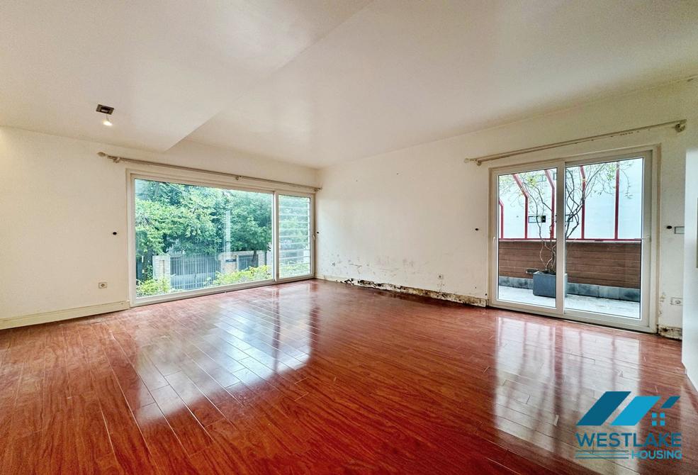 Unfurnished 4 bedrooms house for rent in To Ngoc Van st, Tay Ho ward, Ha Noi