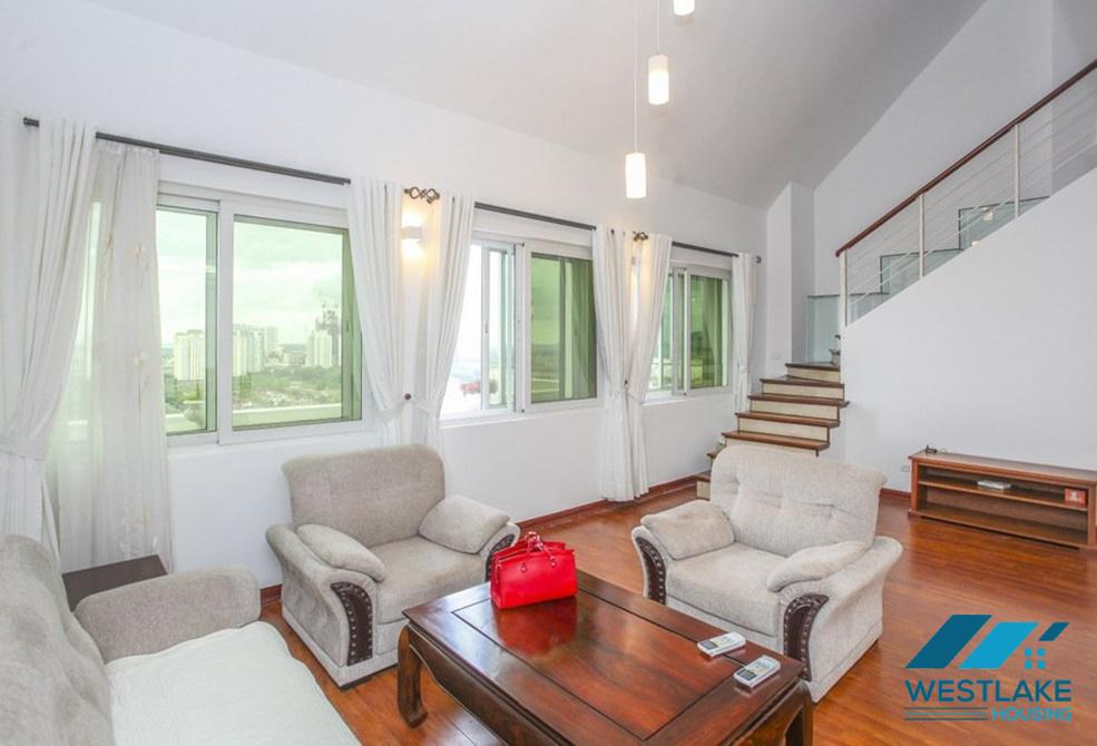 Beautiful and modern penthouse for rent in Ciputra, Tay Ho, Ha Noi