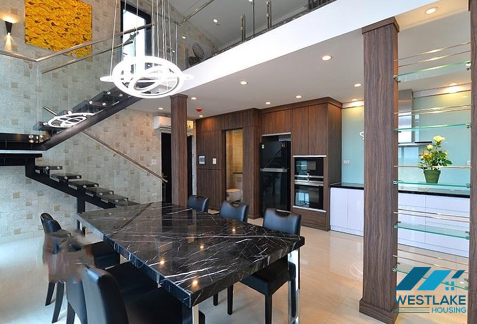 A modern 3 bedroom duplex for rent in Nghi Tam, Tay Ho