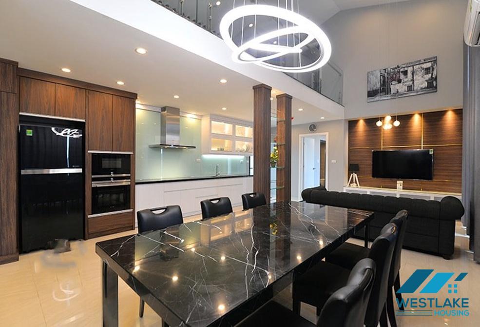 A modern 3 bedroom duplex for rent in Nghi Tam, Tay Ho