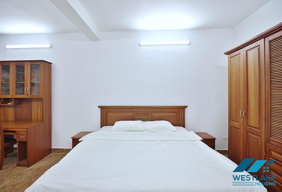 Spacious one bedroom apartment with lake view for rent in Tay Ho, Ha Noi