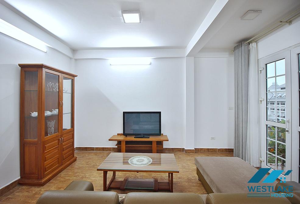 Spacious one bedroom apartment with lake view for rent in Tay Ho, Ha Noi